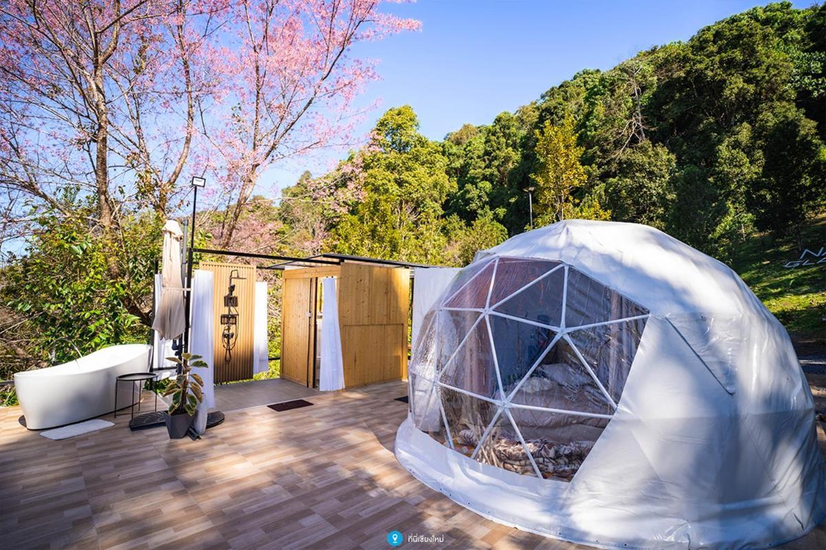Отель Nam Dun Glamping-น้ำดั้นแกลมปิ้ง Ban Pang Bo Hu Bon Экстерьер фото